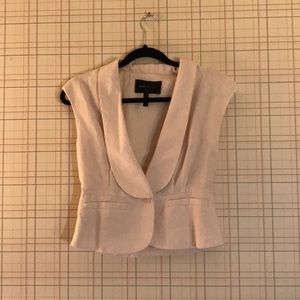 BCBGMAXAZRIA Solid Sleeveless Vest